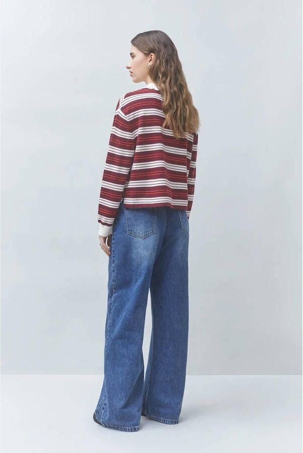 Suncoo wide leg jeans medium blue denim - Foto 2
