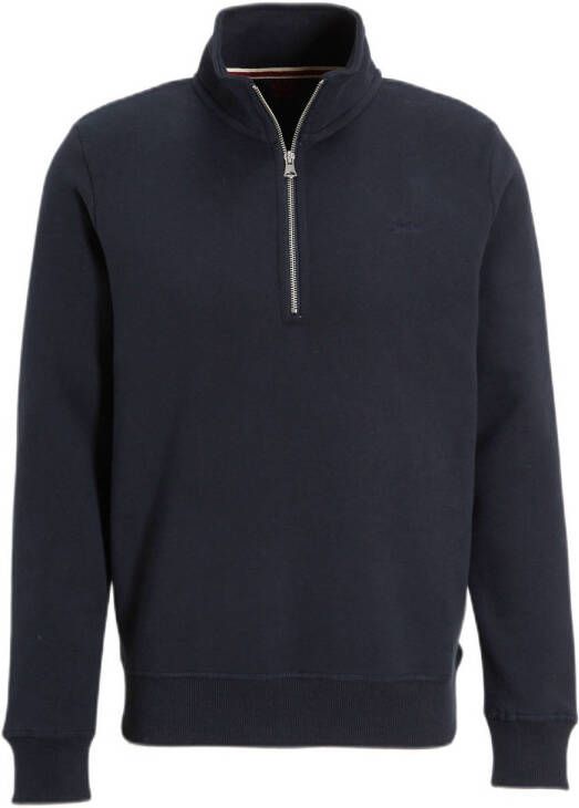 Superdry Klassieke Zip-Up Sweater Blauw Heren