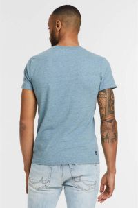Superdry gemêleerd T-shirt van biologisch katoen desert sky blue grit