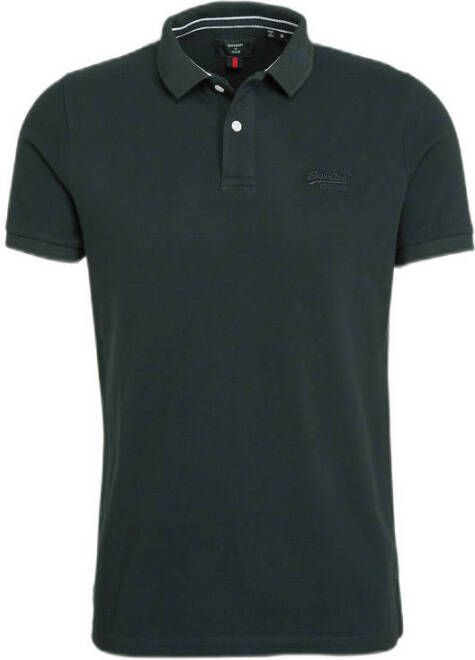 Superdry polo zwart