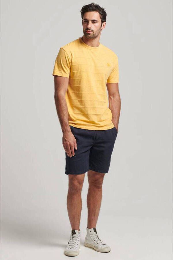 Superdry regular fit T-shirt golden yellow