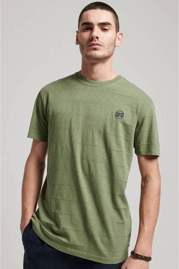 Superdry regular fit T-shirt groen