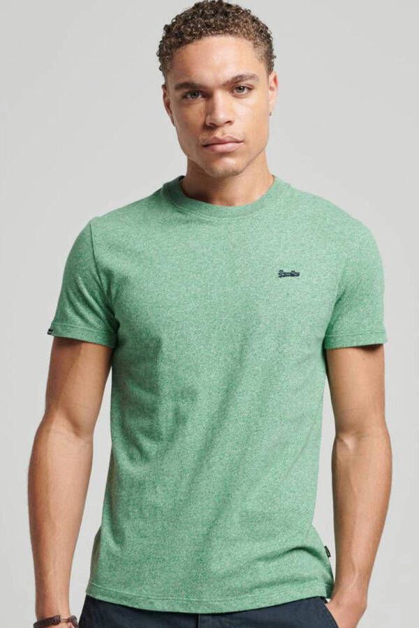 Superdry slim fit T-shirt bright green grit