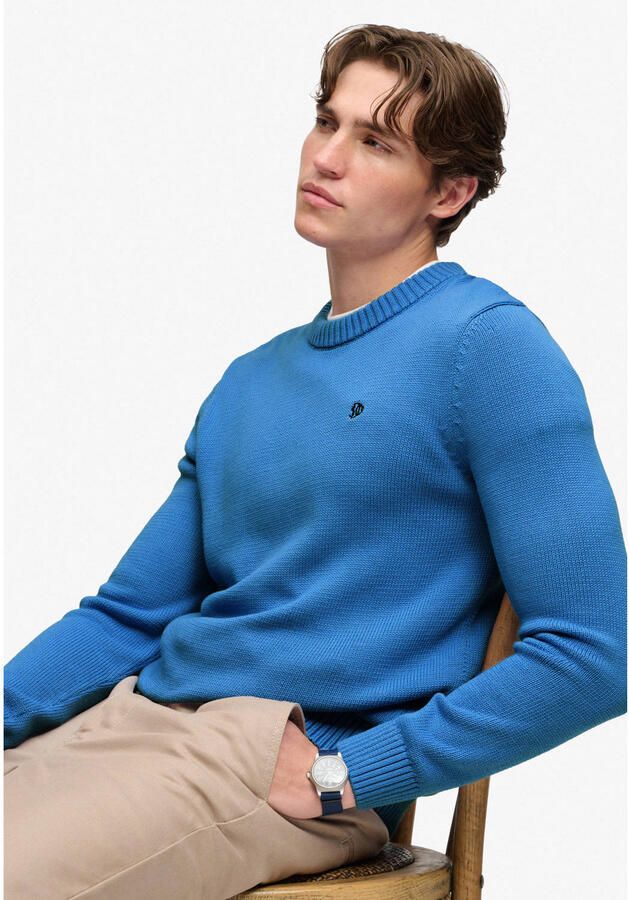 Superdry gebreide trui blauw - Foto 2