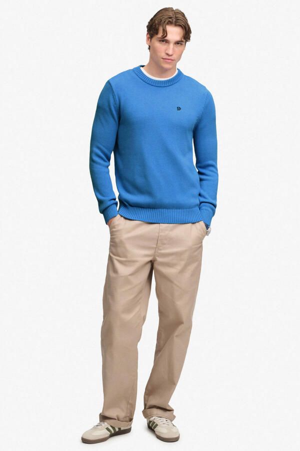 Superdry gebreide trui blauw - Foto 3