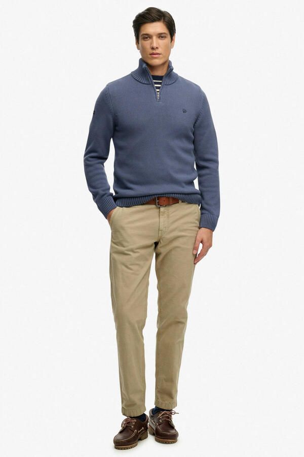 Superdry gebreide trui donkerblauw - Foto 3