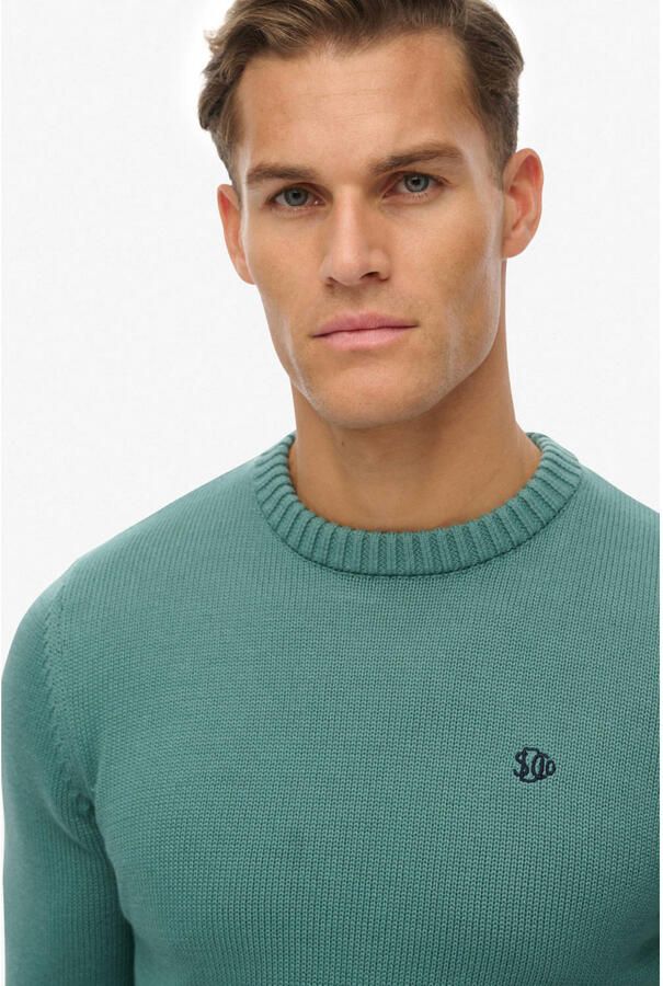 Superdry gebreide trui groen - Foto 2