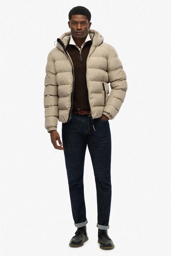 Superdry Hooded Sports Puffer Winterjas Heren - Foto 1