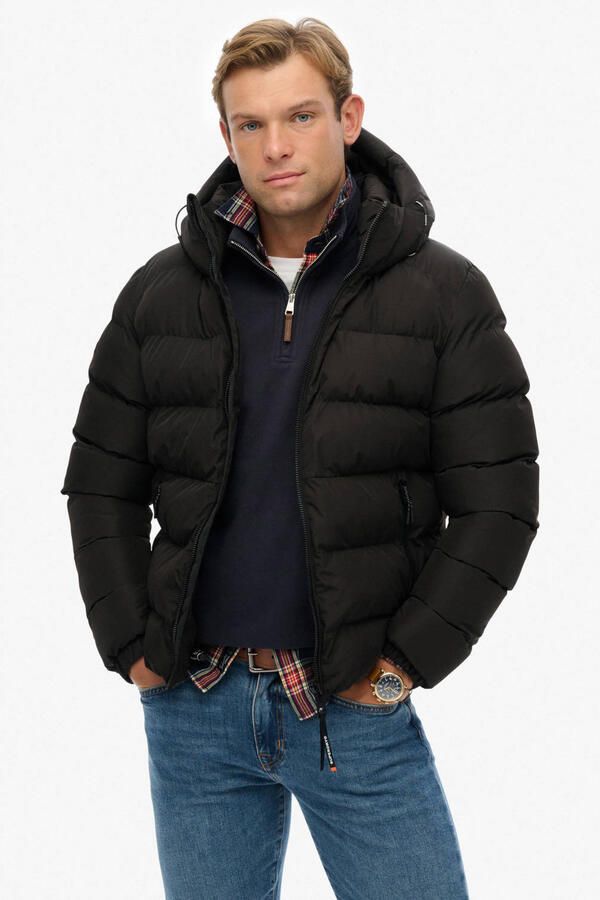 Superdry Gewatteerde jas HOODED SPORTS PUFFER JACKET - Foto 3