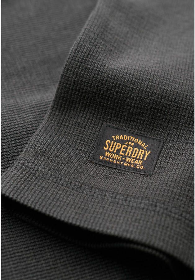 Superdry Shirt met lange mouwen WAFFLE LONG SLEEVE HENLEY TOP - Foto 2