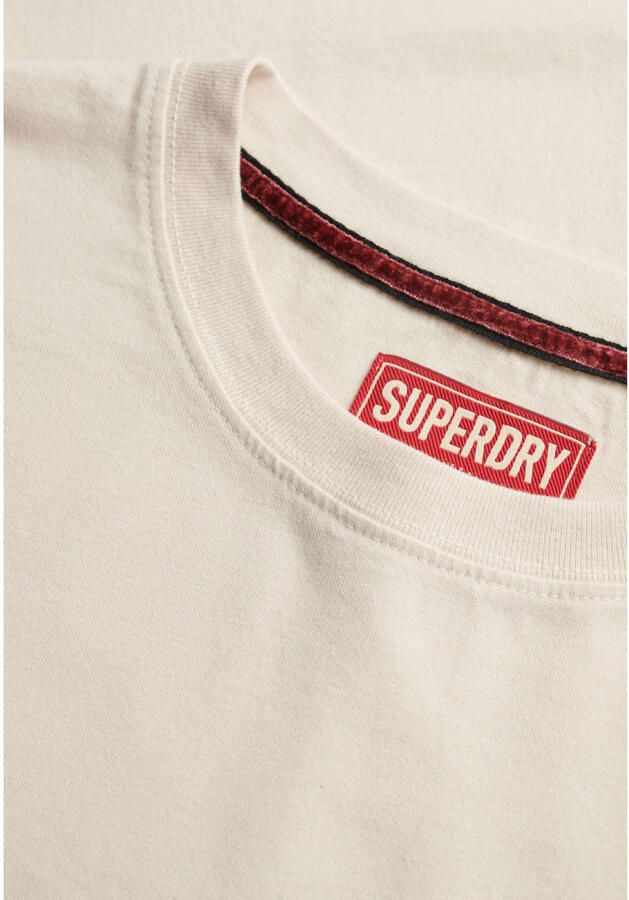 Superdry oversized T-shirt met backprint beige - Foto 2