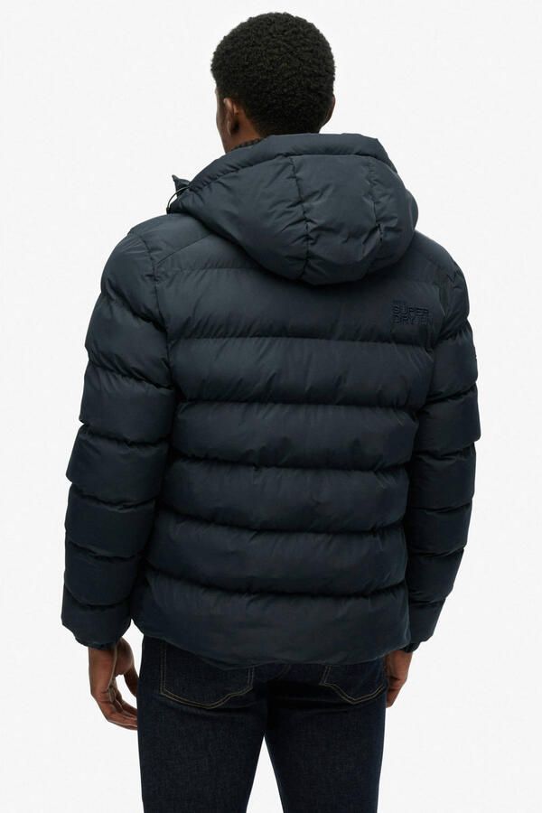 Superdry gewatteerde winterjas eclipse donkerblauw eclipse donkerblauw - Foto 2