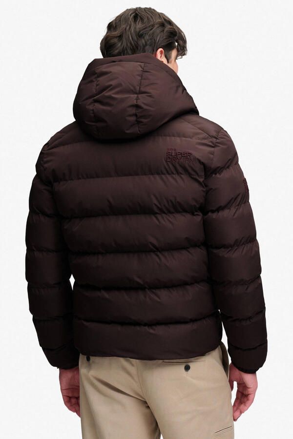Superdry winterjas roodbruin - Foto 3
