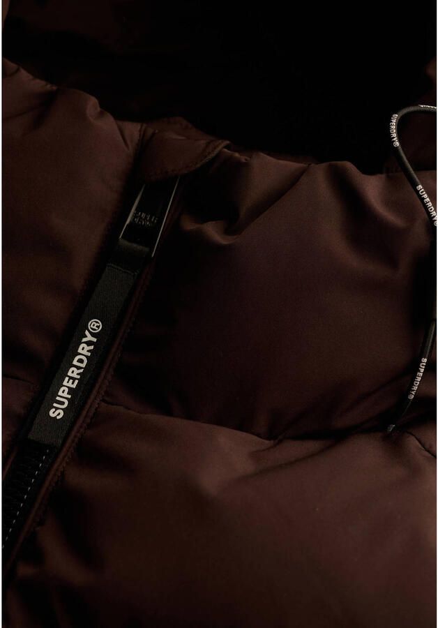 Superdry winterjas roodbruin - Foto 2