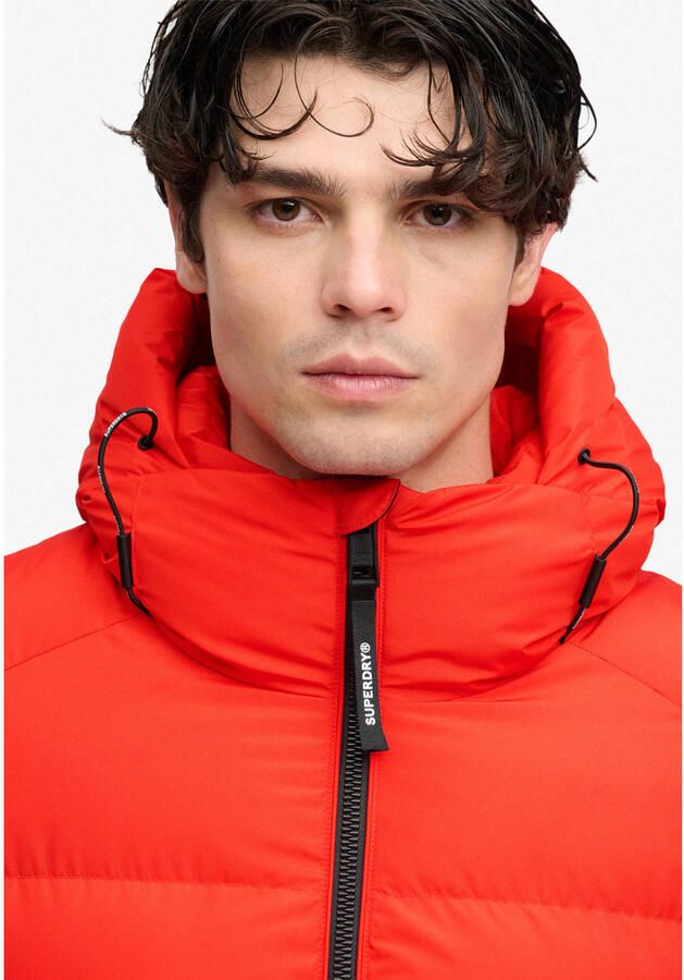 Superdry quilted winterjas rood - Foto 2