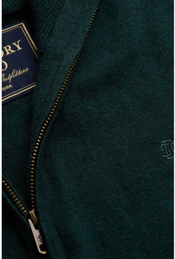 Superdry Trui Ess LW wollen mix gebreide trui met halve rits - Foto 2
