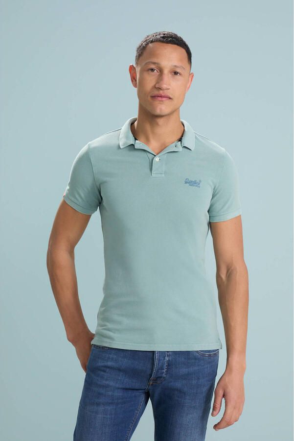 Superdry Polo Shirt Korte Mouw Vint Destroy-poloshirt