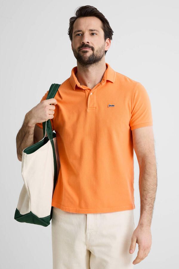 Superdry Polo Shirt Korte Mouw Polo Pique Classic Orange - Foto 3