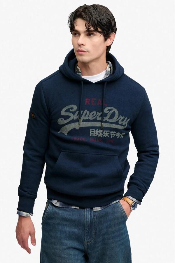 Superdry Sweater Heritage Relaxed Pullover Hoodie