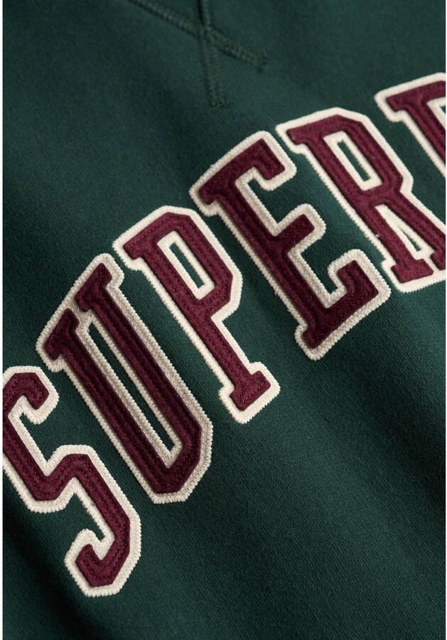 Superdry Regular fit sweatshirt van katoenmix met geborduurd logo - Foto 2