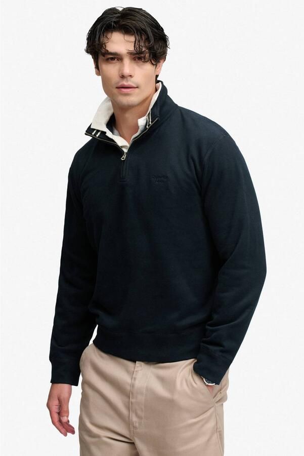 Superdry Essential Serif Half Zip Sweater Heren