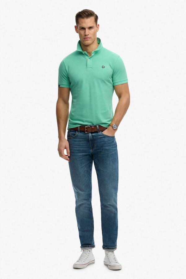 Superdry regular fit poloshirt met gestikt logo - Foto 2