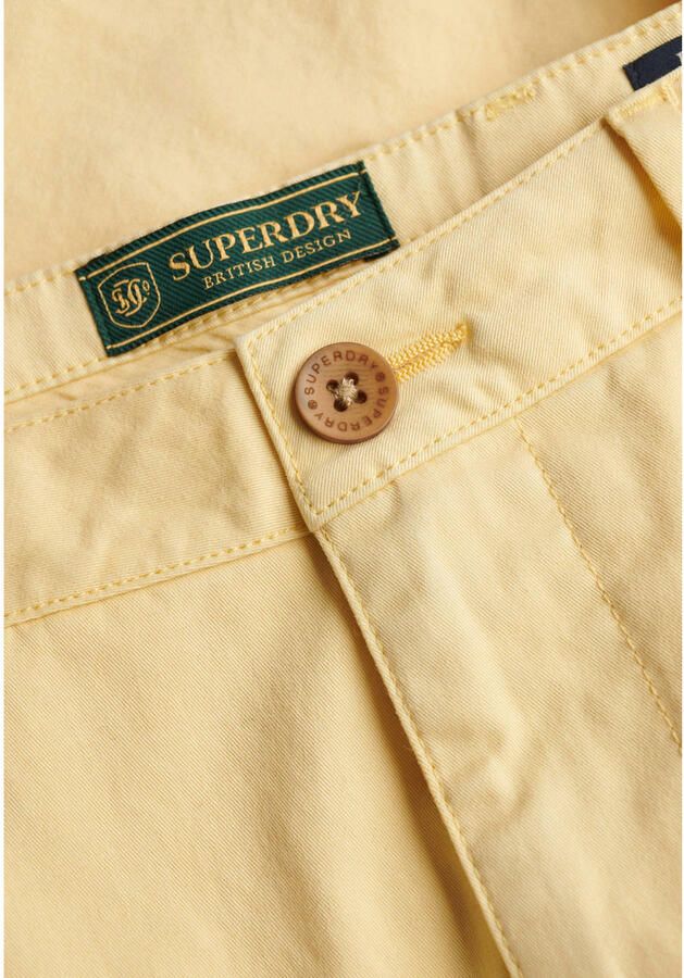 Superdry slim chino short geel - Foto 2