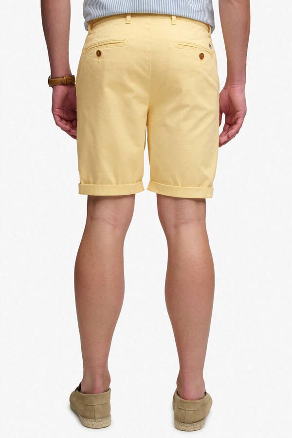 Superdry slim chino short geel - Foto 3