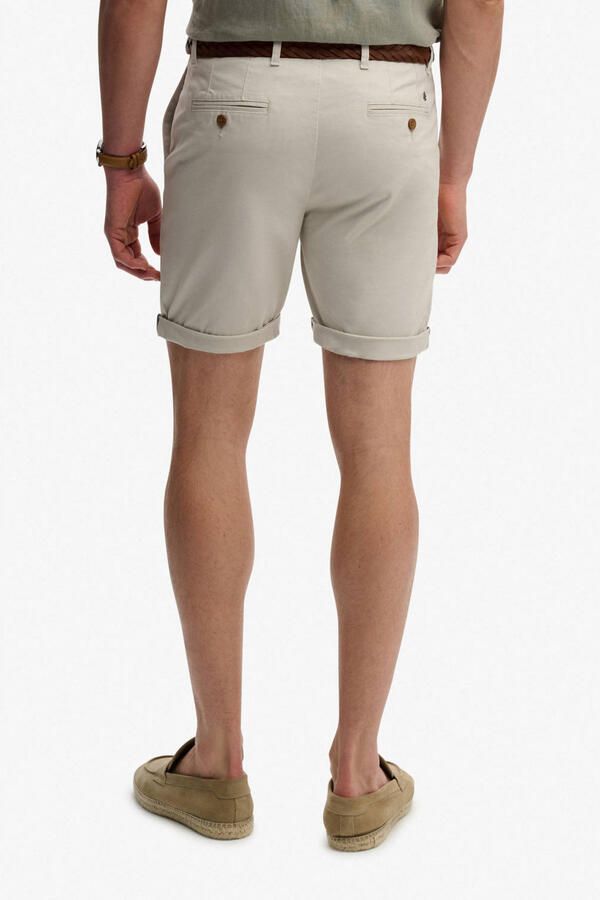 Superdry slim chino short lichtgrijs - Foto 3