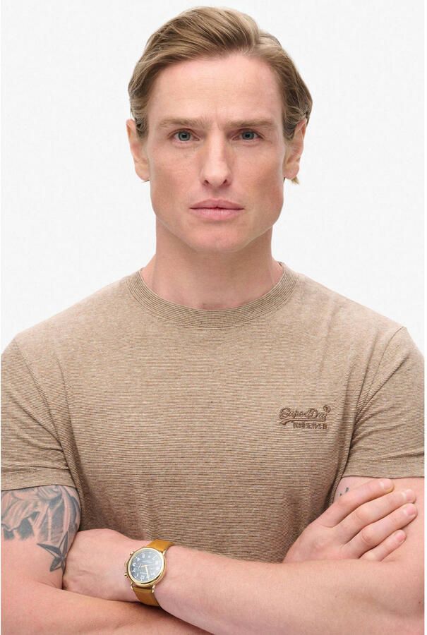 Superdry Shirt met ronde hals Organic Cotton Essential Logo T-Shirt