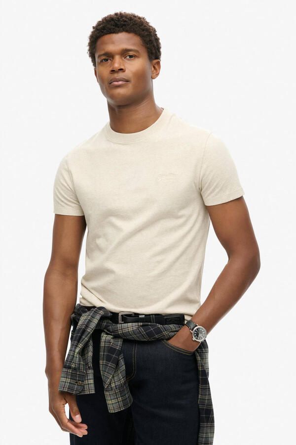 Superdry Shirt met ronde hals ESSENTIAL LOGO EMB TEE - Foto 2