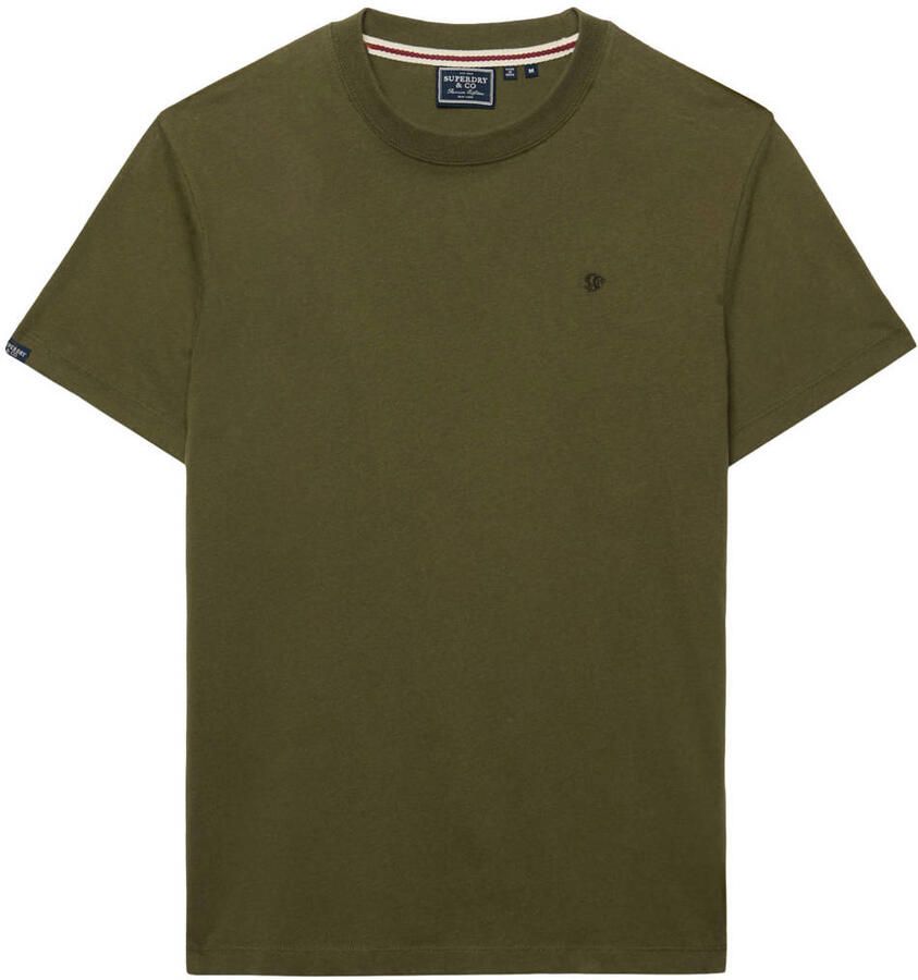 Superdry slim fit T-shirt groen - Foto 2