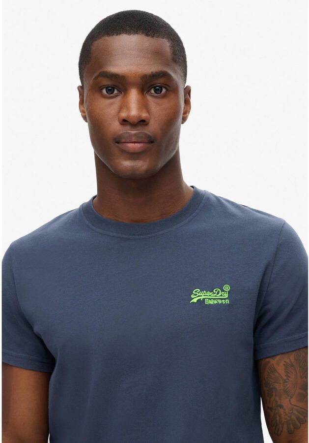 Superdry T-shirt Korte Mouw Essentieel EMB-T-shirt met logo - Foto 3