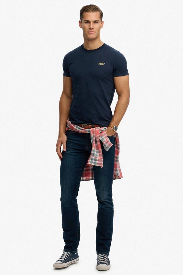 Superdry T-shirt Korte Mouw Essentieel EMB-T-shirt met logo - Foto 3