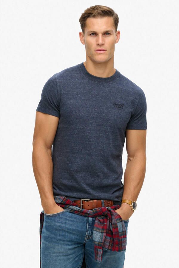 Superdry T-shirt Korte Mouw Vintage logo geborduurd T-shirt