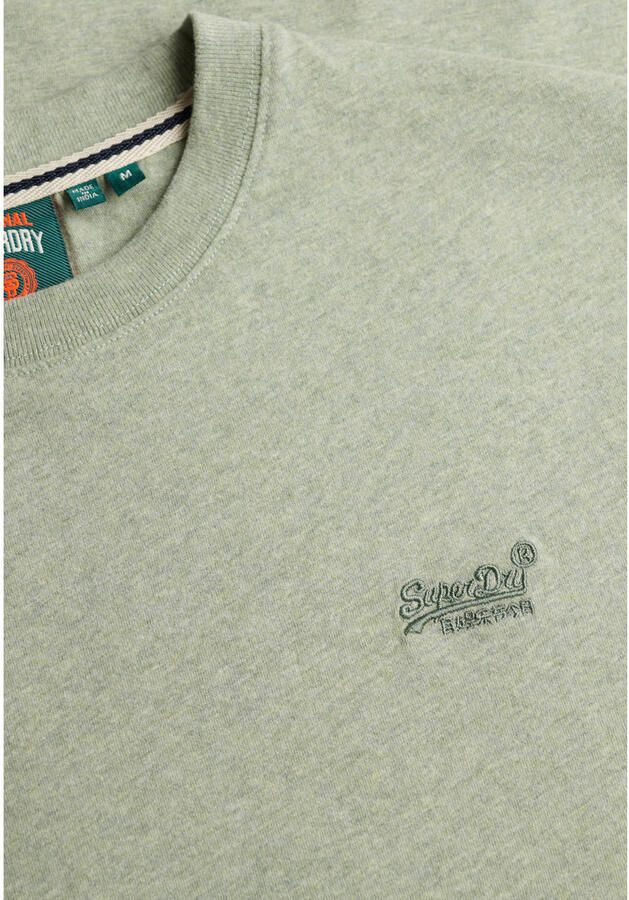 Superdry T-shirt Essential T-Shirt Melange Groen - Foto 2
