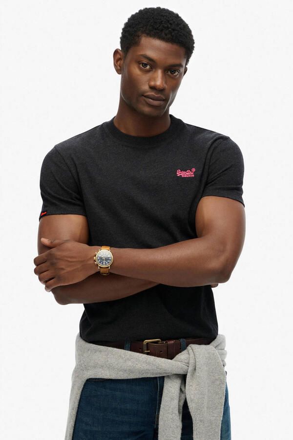 Superdry T-shirt Korte Mouw Essentieel EMB-T-shirt met logo - Foto 3