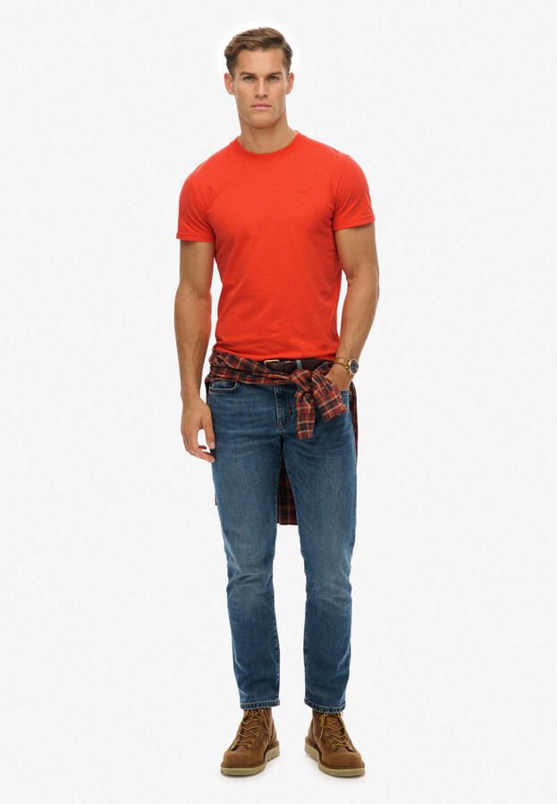 Superdry slim T-shirt oranje - Foto 3