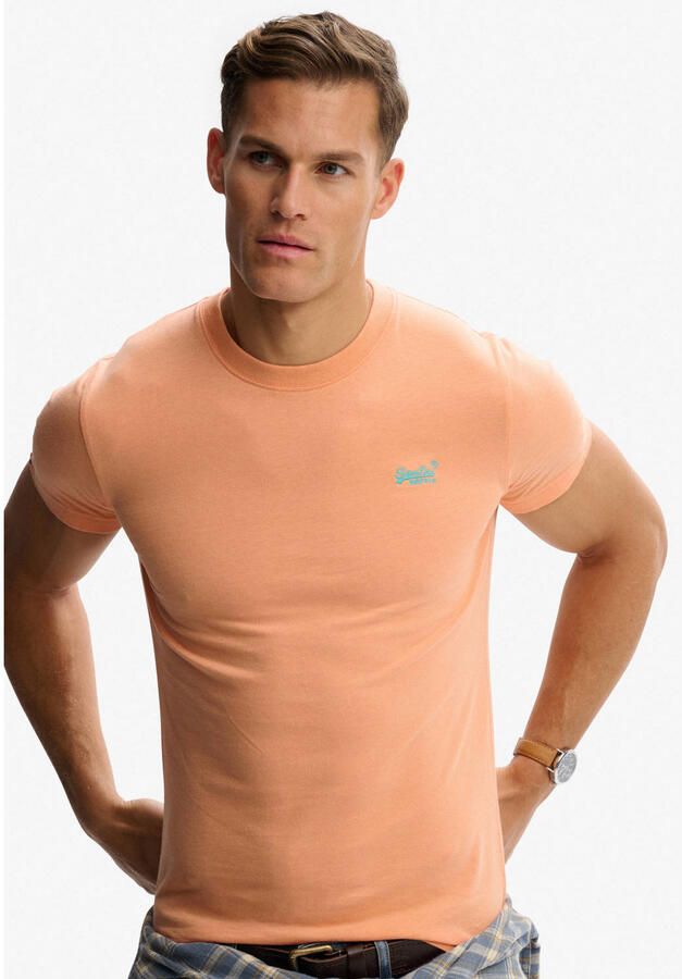 Superdry slim T-shirt oranje - Foto 2
