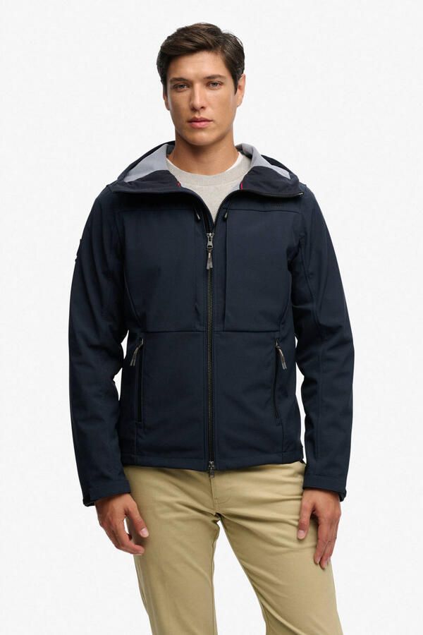 Superdry Hooded Trekker Softshell Jas Heren