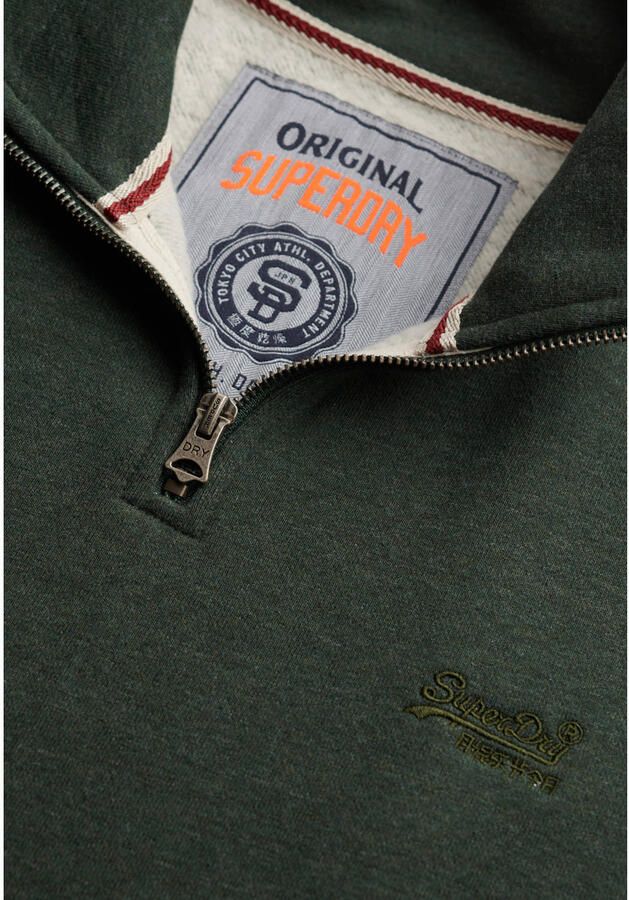 Superdry Essential Logo Henley Half Zip Sweater Heren - Foto 1