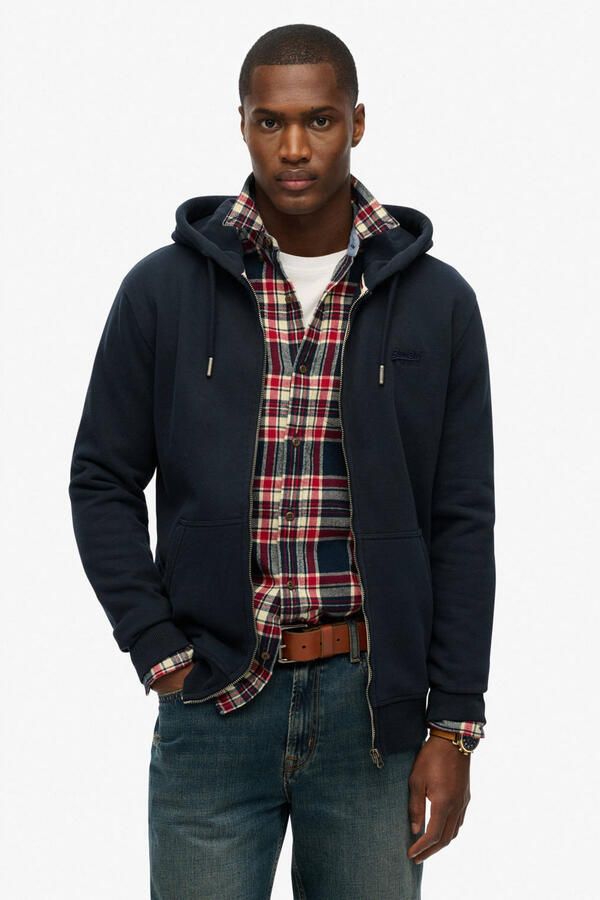 Superdry Sweater Sweatshirt à capuche zippé Essential Logo - Foto 2