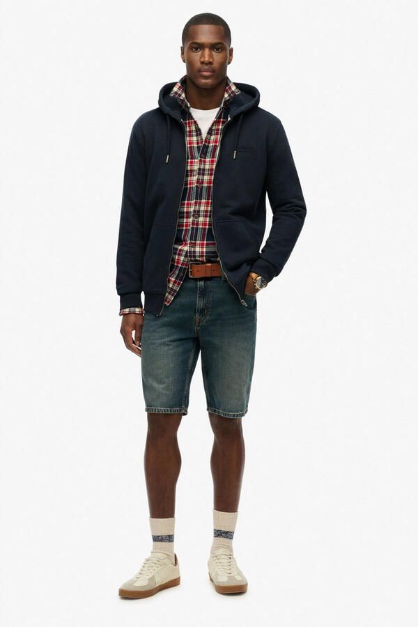 Superdry Sweater Sweatshirt à capuche zippé Essential Logo