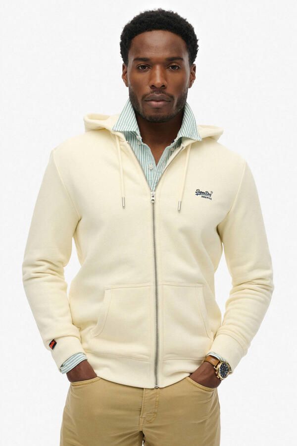 Superdry Capuchonsweatvest ESSENTIAL LOGO ZIP HOODIE HB