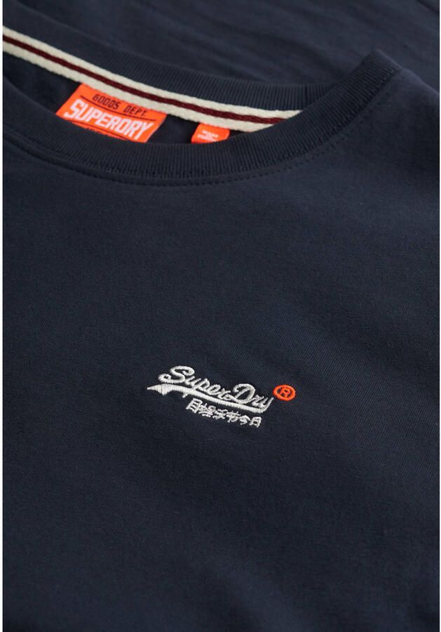 Superdry T-shirt Korte Mouw Essentieel Contrast EMB T-shirt