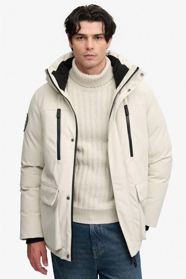 Superdry Regular fit parka met klepzakken