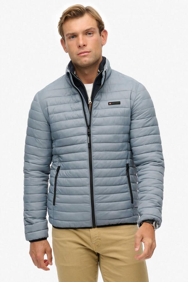 Superdry zomerjas lichtblauw