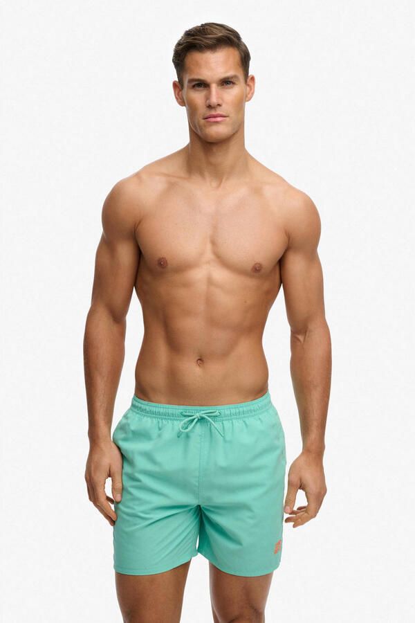 Superdry zwemshort turquoise