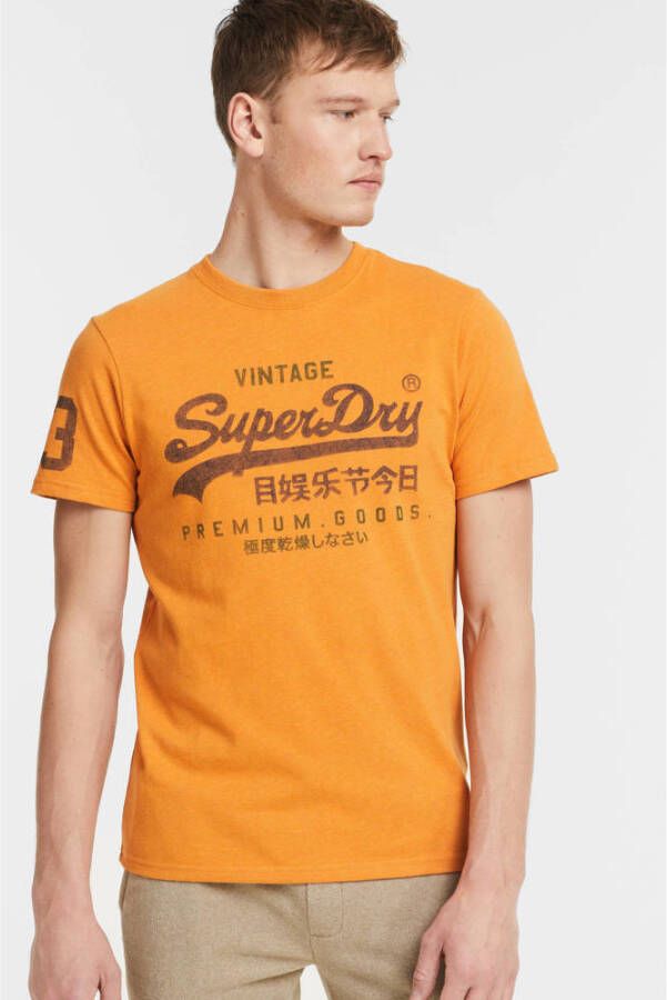 Superdry Shirt met ronde hals VINTAGE VL CLASSIC TEE