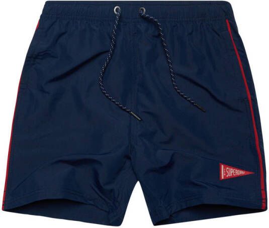 Superdry Blauwe zwemkleding van gerecycled polyester collectie Blue Heren